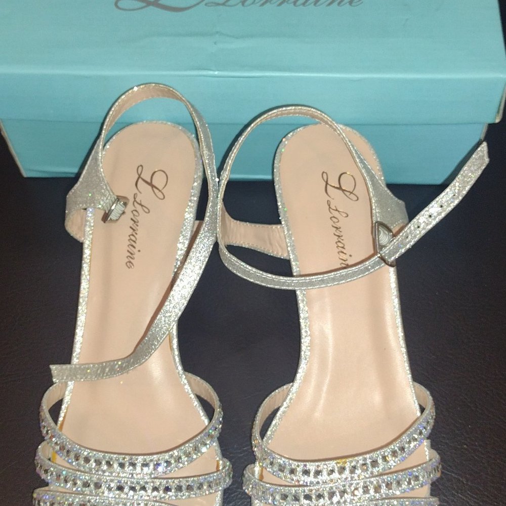 Lorraine Brand Silver Shoes